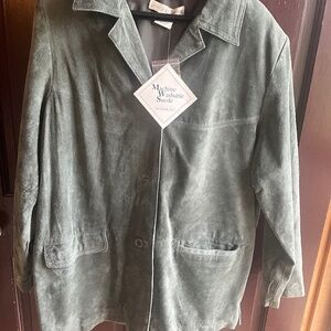 Jessica Holbrook Washable Suede Jacket